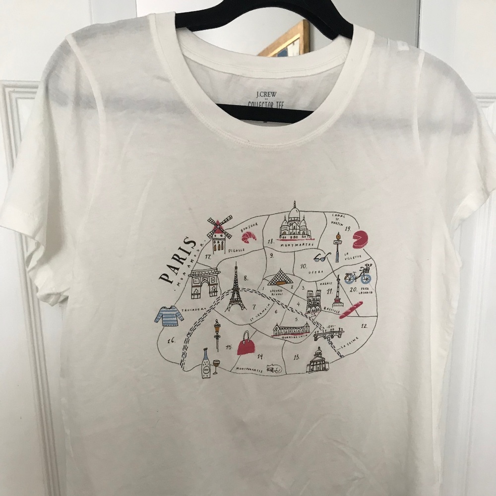 J.Crew Factory Paris T-Shirt